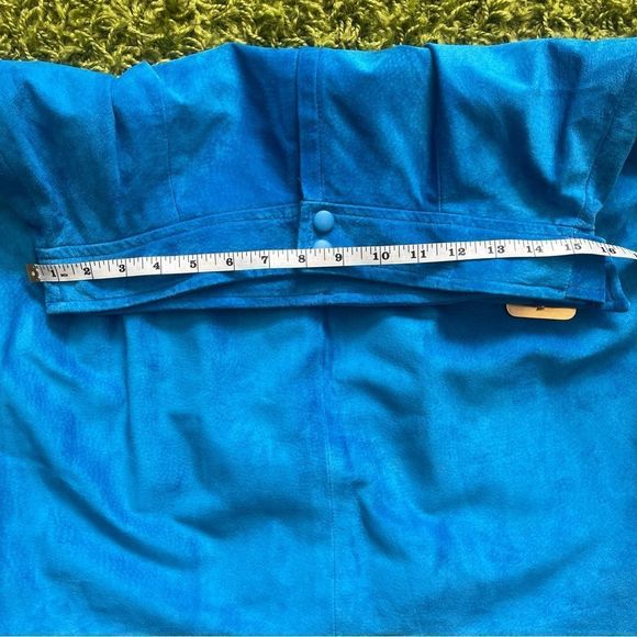 DANIER VINTAGE LEATHER SET BLUE 80S - Picture 13 of 16